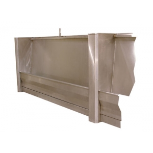 2100mm Ullswater Stainless Steel Urinal Trough